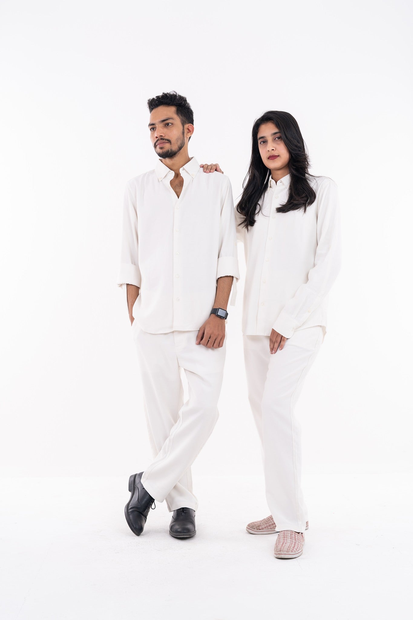 Couple Set – White (Full Sleeve)