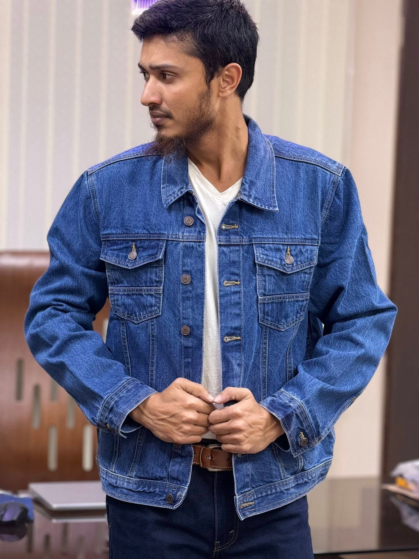 Denim Jacket Mid Blue