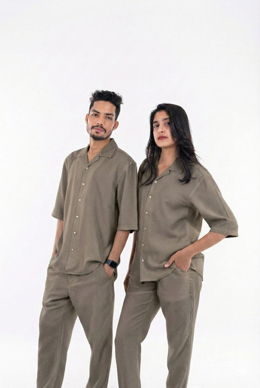 Couple Set – Olive (Half Sleeve)