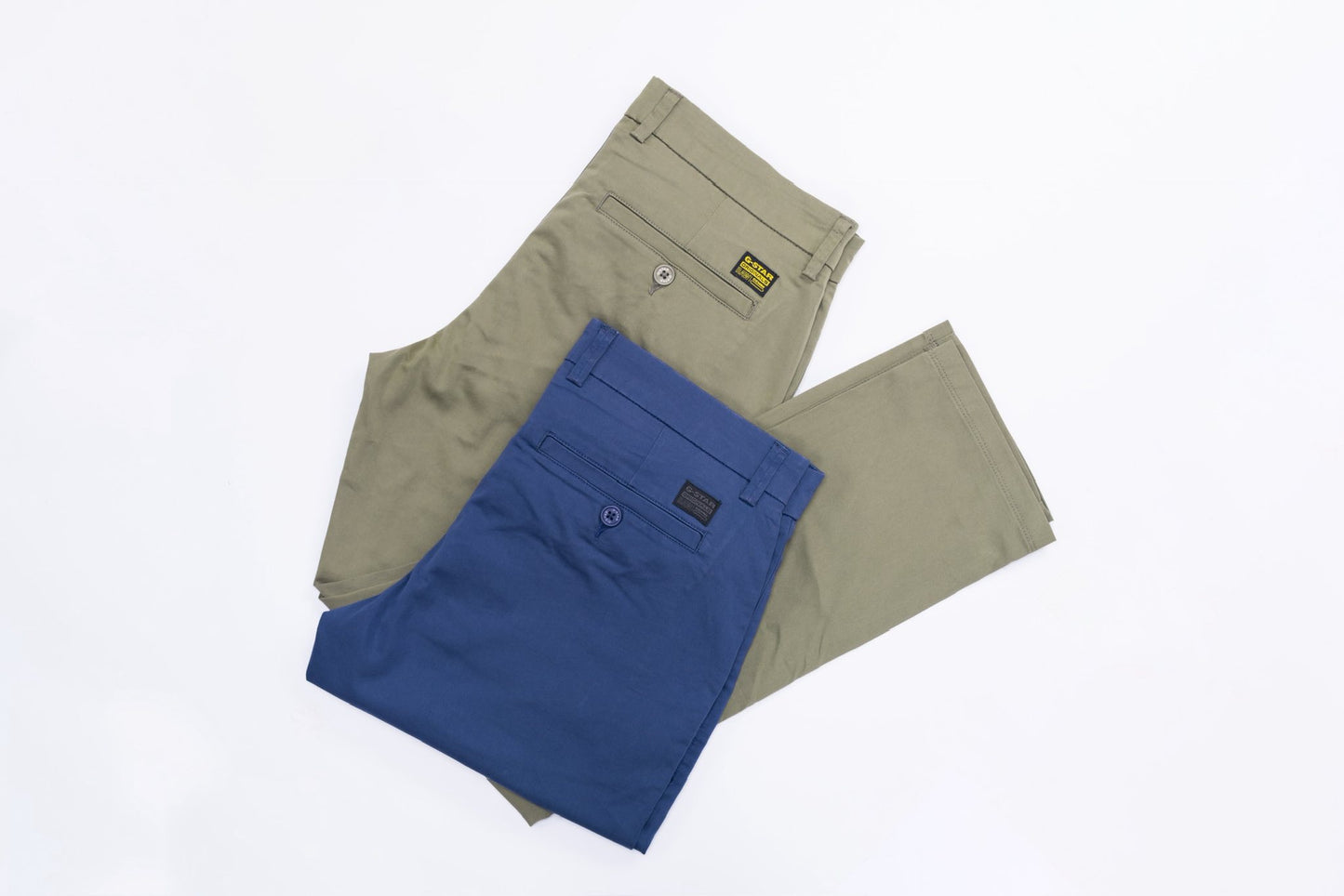 2ps combo-G-star premium pants Olive & Navy